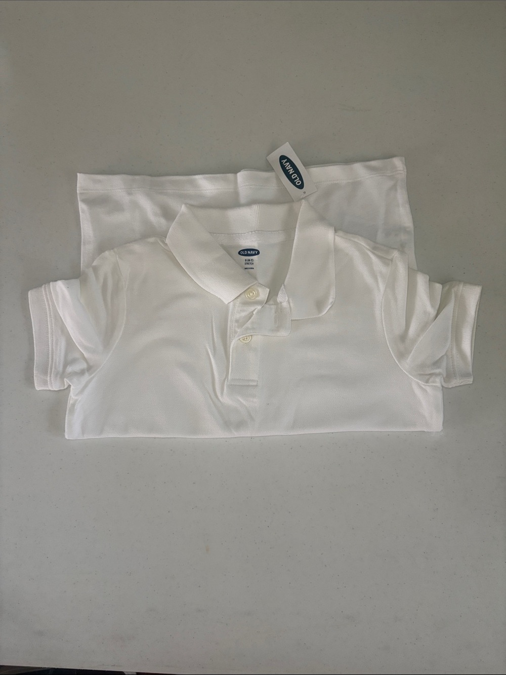 Old Navy White Boys' Polo Shirt